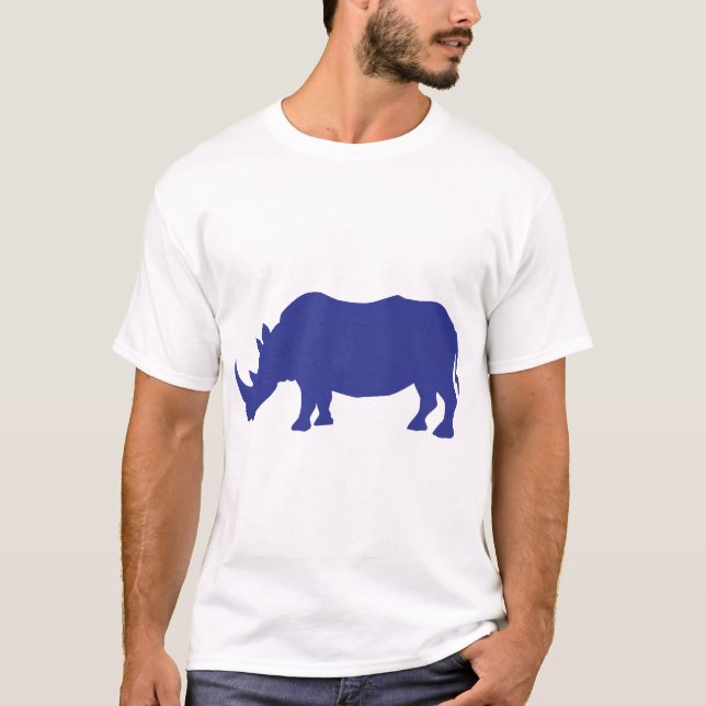 Camiseta Rinoceronte Silhouette (Frente)