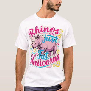 Camiseta Rinocerontes são apenas unicórnios gordos