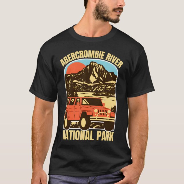 Camiseta Rio Abercrombie � o horizonte sem fim da Austrália (Frente)