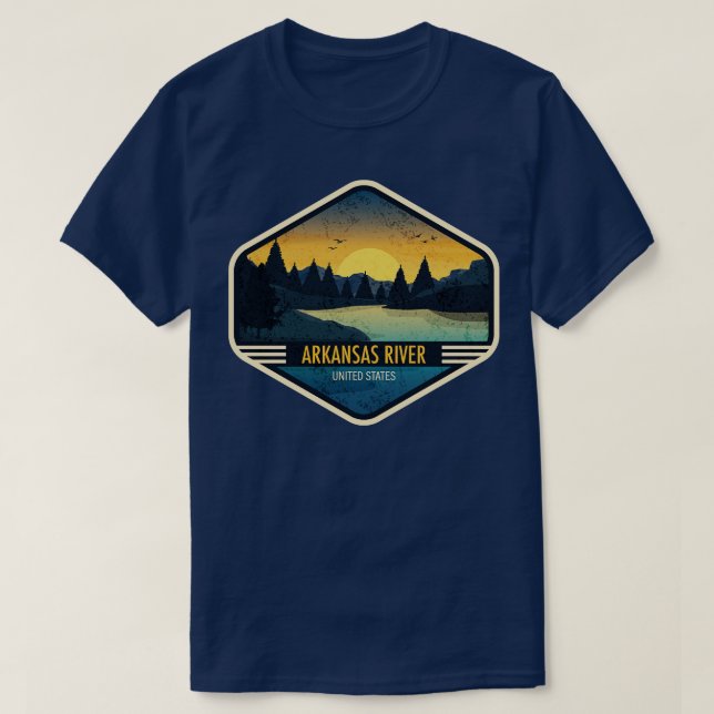 Camiseta Rio Arkansas (Frente do Design)