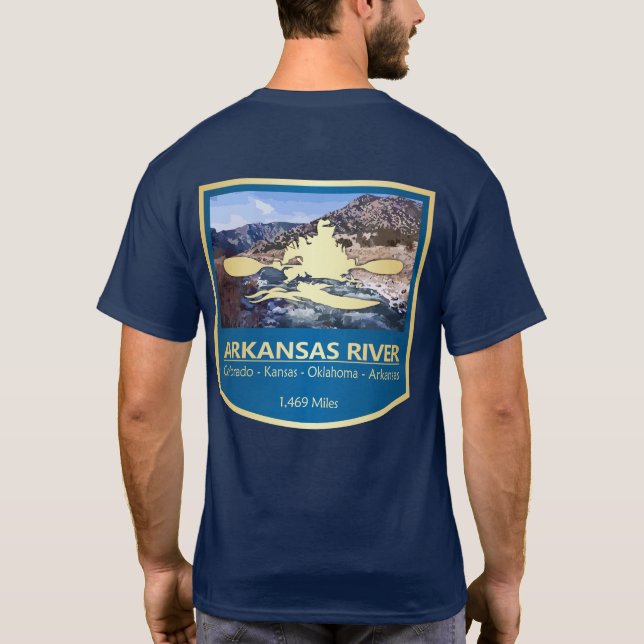 Camiseta Rio Arkansas (PFK) (Verso)