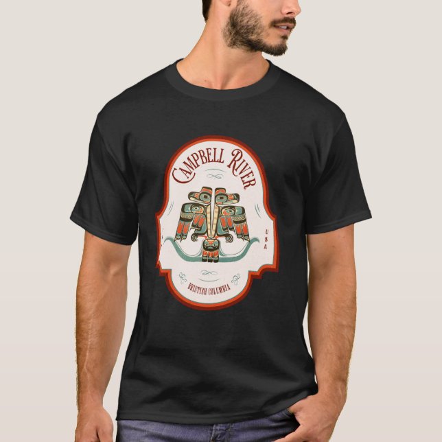 Camiseta Rio Campbell BC Thunderbird Arte Pacífico Noroeste (Frente)