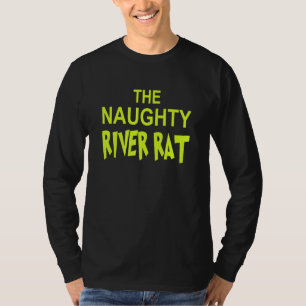 Camiseta Rio Cerveja Bebendo Rafting Rato Hilário