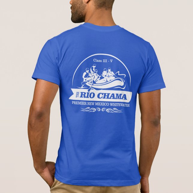 Camiseta Rio Chama (rafting 2) (Verso)