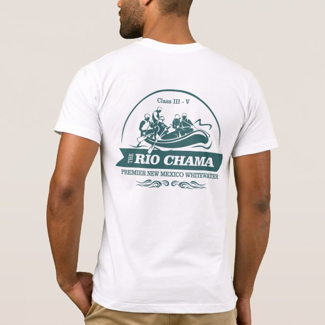 Camiseta Rio Chama (rafting 2) (Verso)