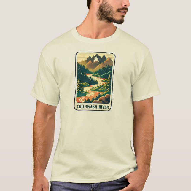 Camiseta Rio Collawash Oregon Cores (Frente)