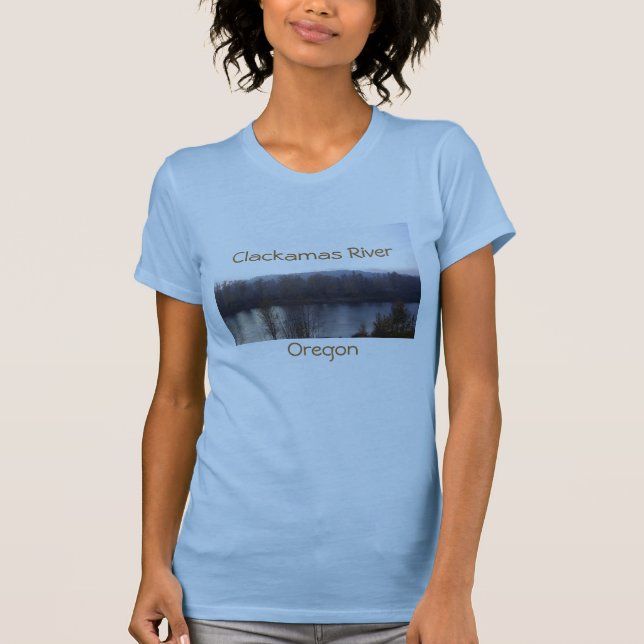 Camiseta Rio de Clackamas, Oregon (Frente)