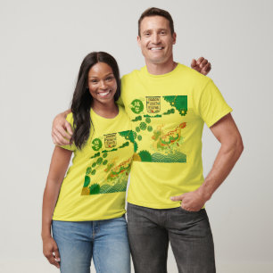 Camiseta Rio de Dragões Ascendentes amarelo