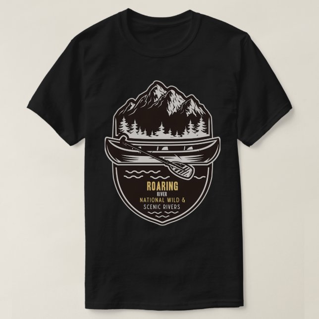 Camiseta Rio de Estrada, rio Nacional Selvagem e Cênico (Frente do Design)