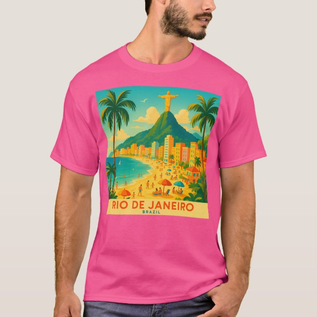 Camiseta Rio de Janeiro Brasil (Frente)