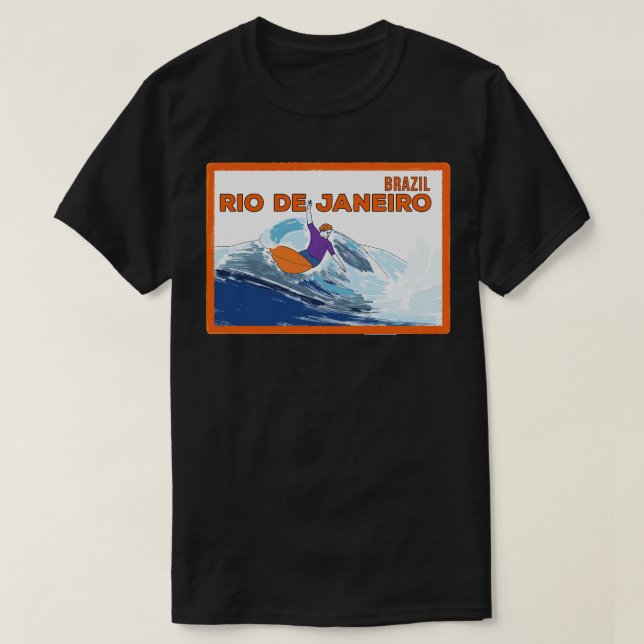 Camiseta Rio de Janeiro Brasil 1 (Frente do Design)