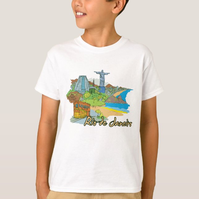 Camiseta Rio de Janeiro, Cidade Famosa do Brasil (Frente)