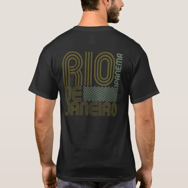 Camiseta RIO DE JANEIRO Ipanema Brasil (Verso)