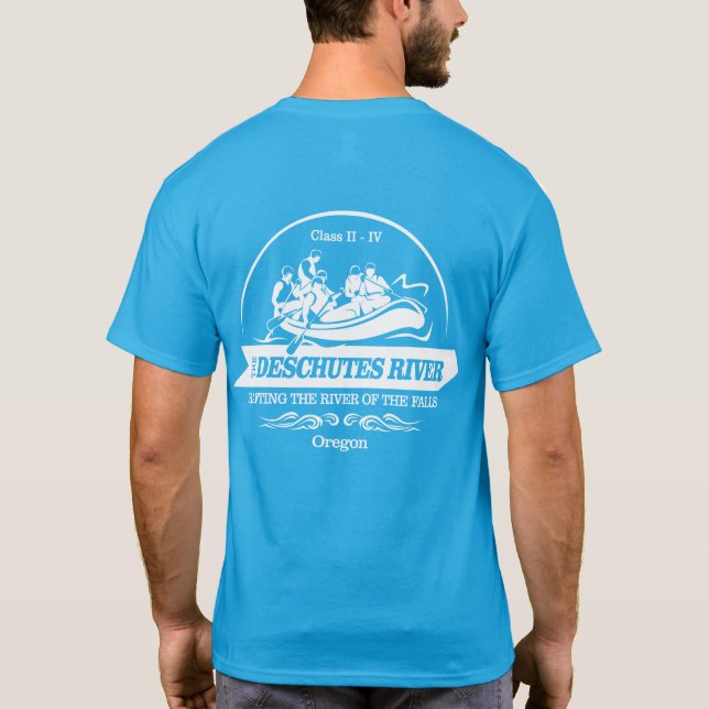 Camiseta Rio Deschutes (rafting2) (Verso)