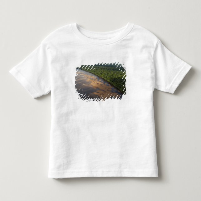 Camiseta Rio Essequibo, rio mais longo da Guiana, e 3 (Frente)