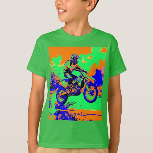 Camiseta Rio Hopping - Motocross Rider (Frente)