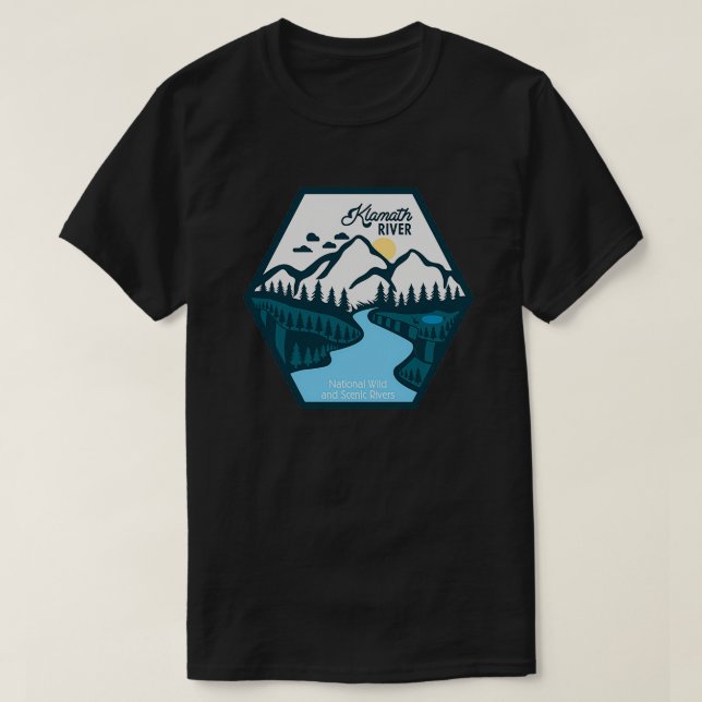 Camiseta Rio Klamath (Frente do Design)
