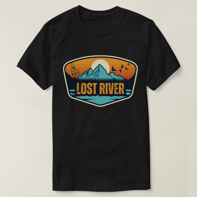 Camiseta Rio Lost, Idaho (Frente do Design)