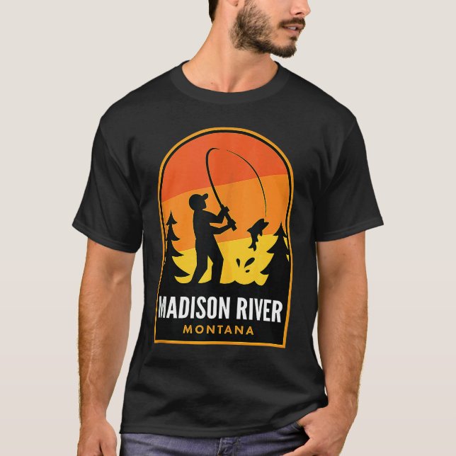 Camiseta Rio Madison Montana Pesca (Frente)