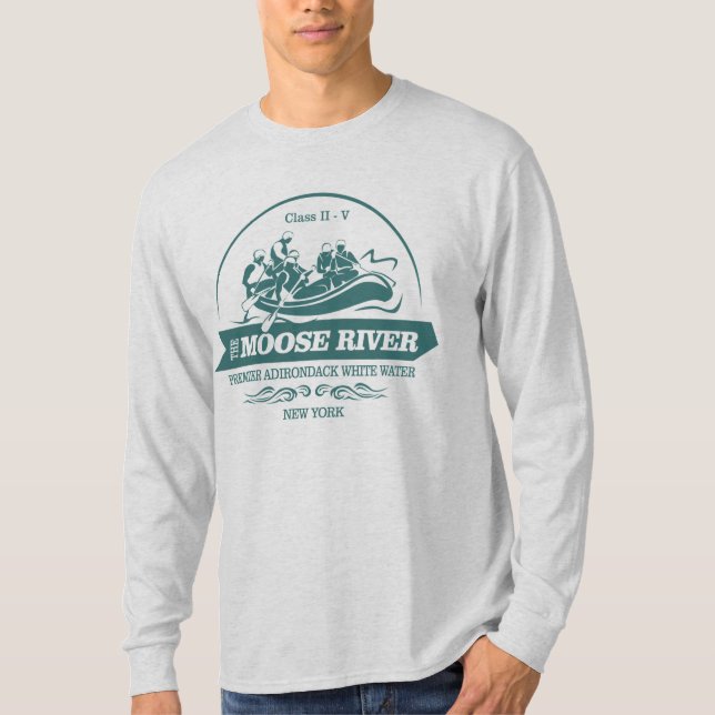 Camiseta Rio Moose (rafting2) (Frente)