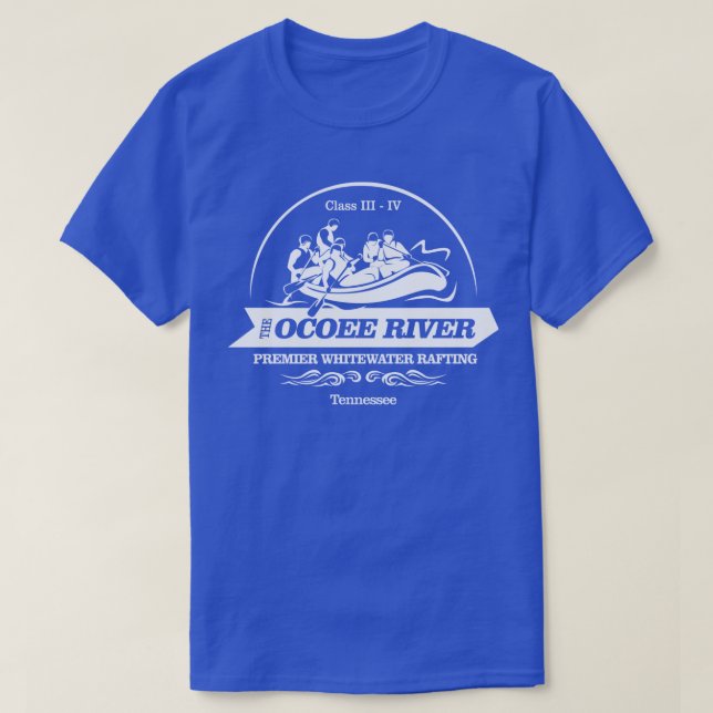 Camiseta Rio Ocoee (rafting2) (Frente do Design)