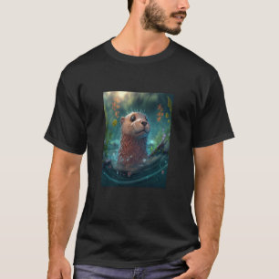 Camiseta Rio Otter Fans do Rio Grande Habitat