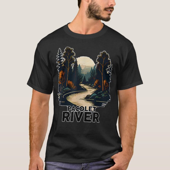 Camiseta Rio Pacolet Retro Rio Minimalista (Frente)