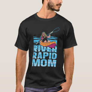 Camiseta Rio Rapid River Mamãe Rapids Rafter Rafing