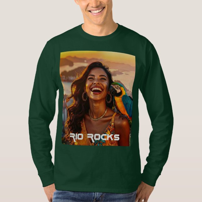 CAMISETA RIO ROCKS - BRASIL (Frente)