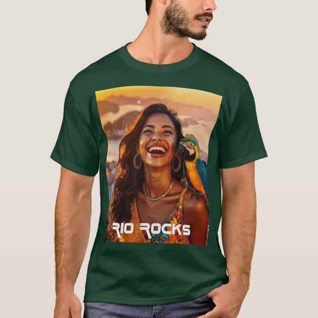 CAMISETA RIO ROCKS - BRAZIL (Frente)
