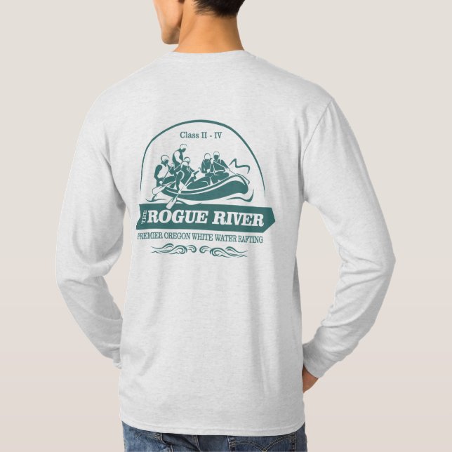 Camiseta Rio Rogue (rafting2) (Verso)