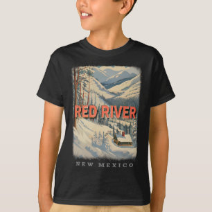Camiseta Rio Vermelho Novo México Nm Extravagância de Esqui