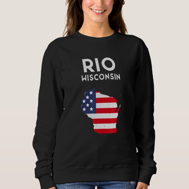 Camiseta Rio Wisconsin USA State America Travel Wisconsinit (Frente)