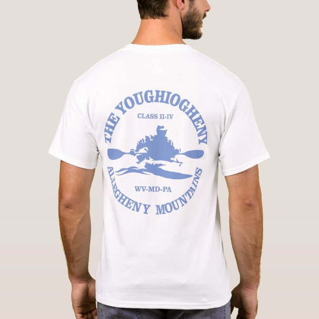 Camiseta Rio Youghiogheny (rd) (Verso)