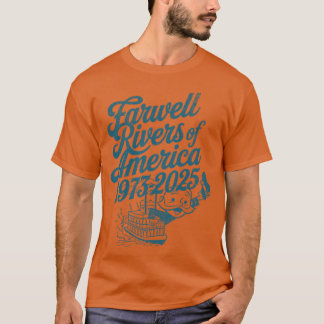 Camiseta Rios de despedida da América 19732025 Vintage Dist