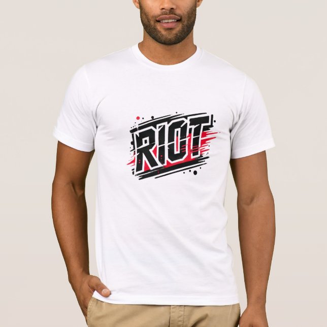 Camiseta RIOT — Rebelar em Estilo? (Frente)