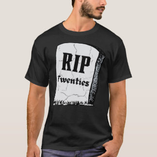 Camiseta RIP 20 Décadas RIP Morte 20S Ao Meu Nascimento Dos