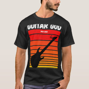 Camiseta RIP Eddie Tributa guitarra de DEUS RETRO GUITAR co