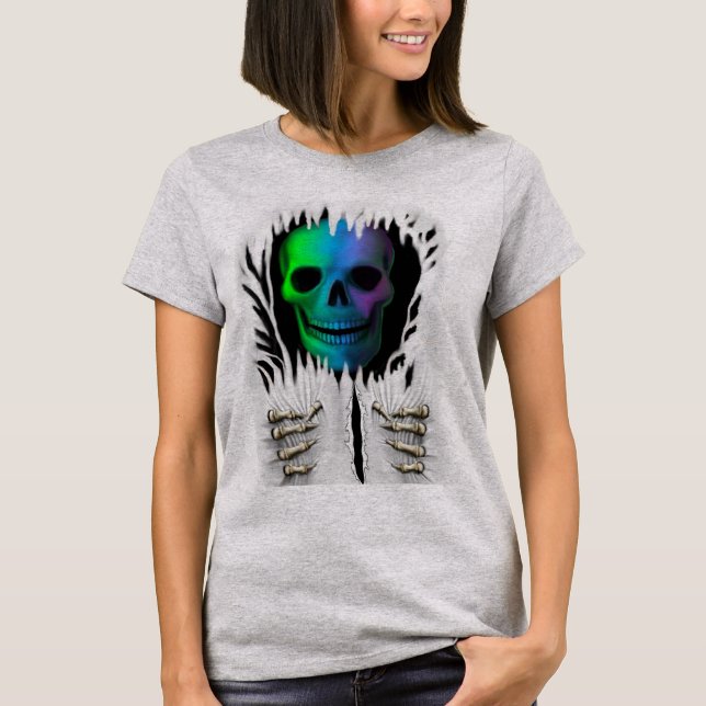 CAMISETA RIP ESQUELETO (Frente)