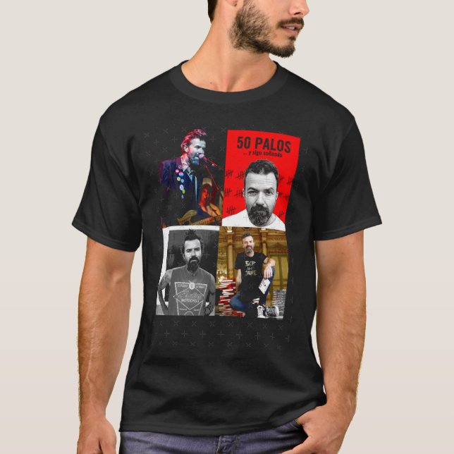 Camiseta RIP Jarabe De Palo Pau Dones Morreu Essencial (Frente)