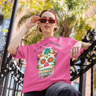 Camiseta RIP - minha mensagem personalizada de 20 s - Cavei