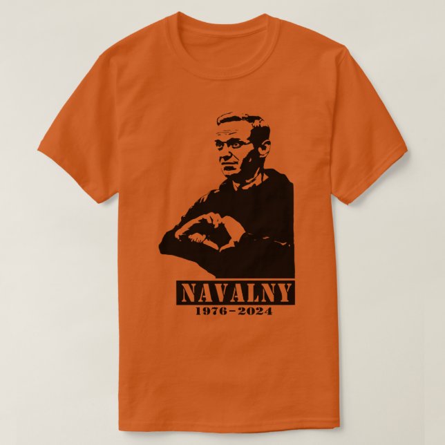 Camiseta RIP Navalny 19762024 (Frente do Design)