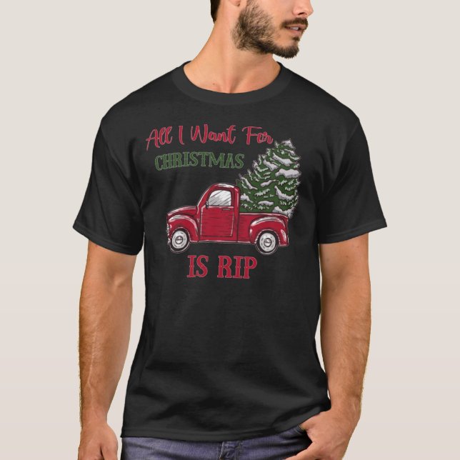 Camiseta Rip Wheeler - Tudo O Que Quero Para O Natal É Rip  (Frente)