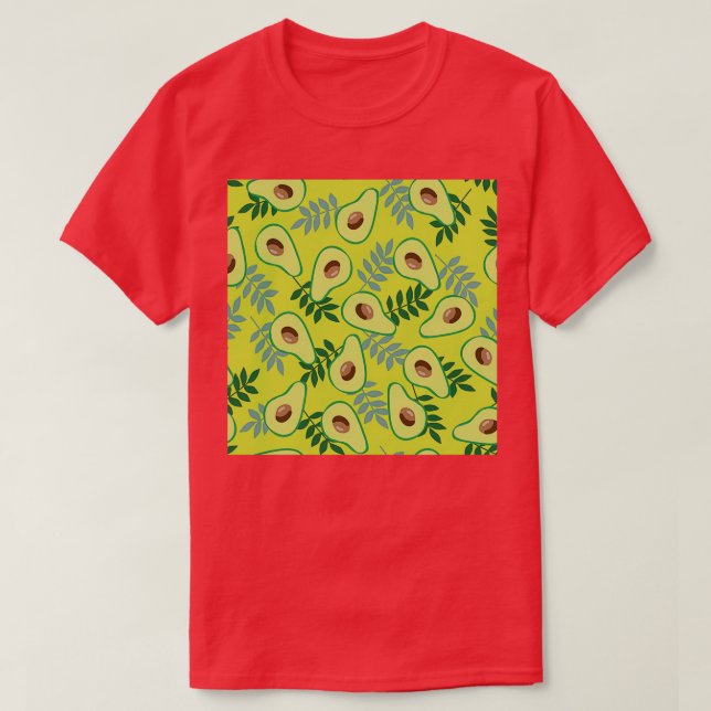 Camiseta Ripe abacado e sai em verde-claro (Frente do Design)