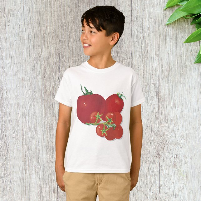 Camiseta Ripe Tomates Vermelhos (Criador carregado)