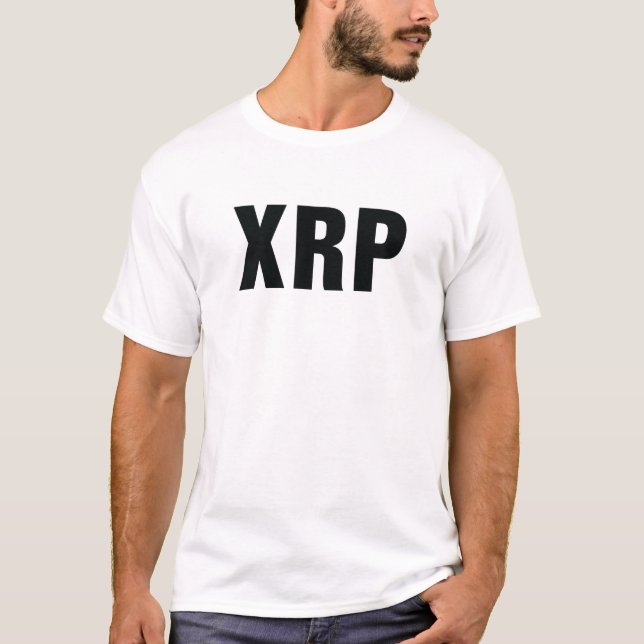 Camiseta Ripple da Cadeia de Bloqueios Digital de Criptomoe (Frente)