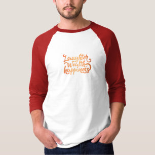 Camiseta Riqueza do riso Felicidade