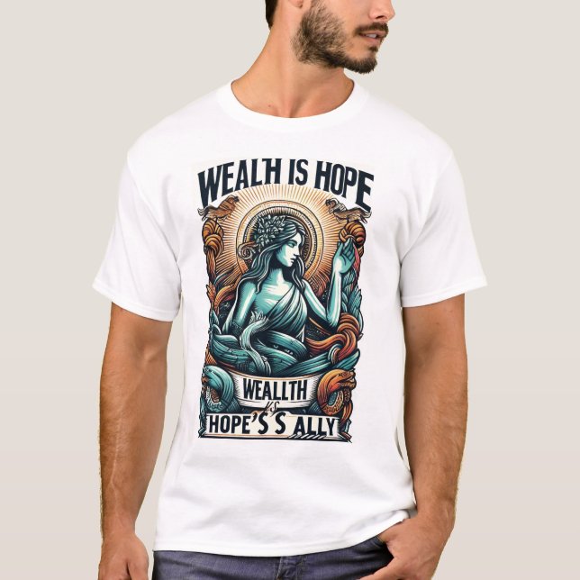 Camiseta Riqueza é Ally da Esperança (Frente)