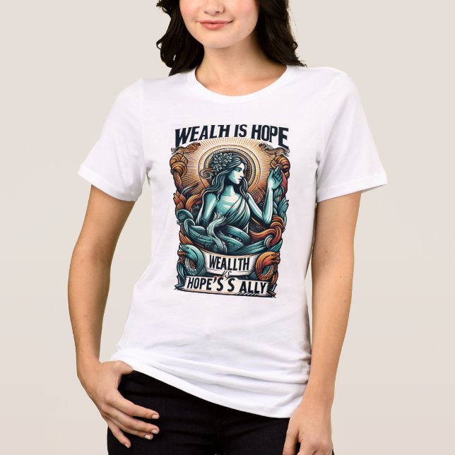 Camiseta Riqueza é Ally da Esperança (Frente)