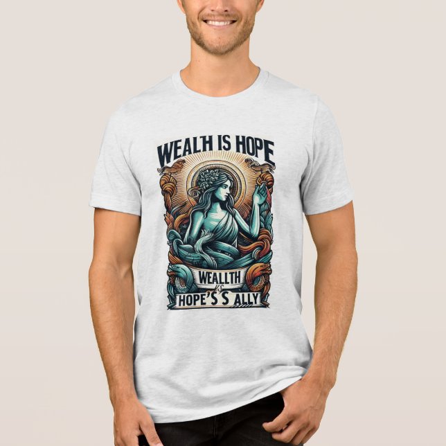 Camiseta Riqueza é Ally da Esperança (Frente)